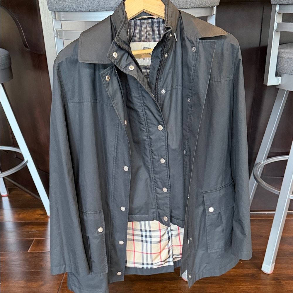 Burberry Black Raincoat with Vest for Women